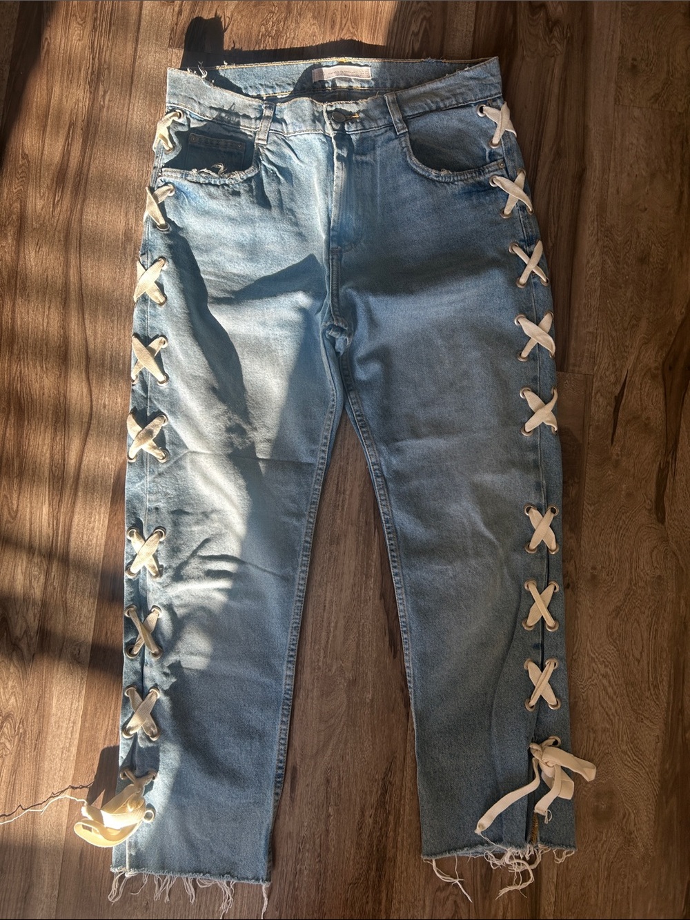 Zara Light Blue Denim Jeans